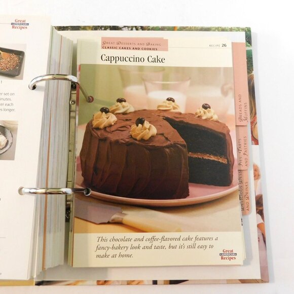Great American Recipes Easy Everyday Cooking 16 Sections Over 160 Cards Binder - Picture 12 of 14